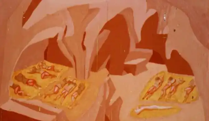 Ilustrație care ilustrează o poveste despre o zână bună care ajută o fată numită Eliza să-și salveze frații de o vrajă.