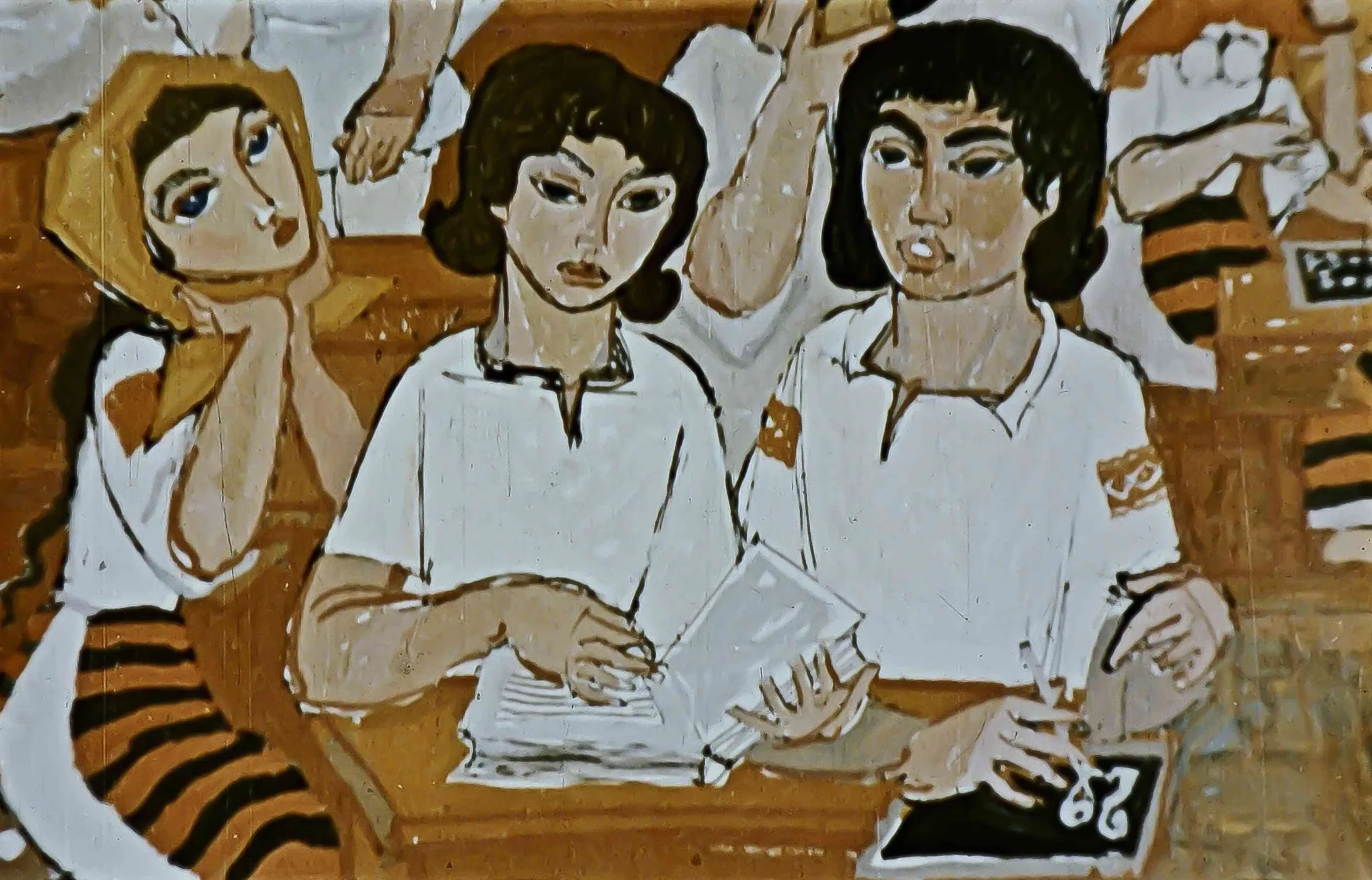 Ilustrație reprezentând elevi în clasă, cu text în partea de jos care discută despre greșeli în învățare.