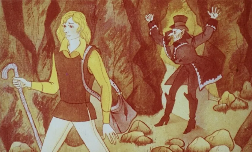 Ilustratie cu un tanar si un barbat in costum, unde tanarul ignora avertismentele barbatului despre gravitatea situatiei.