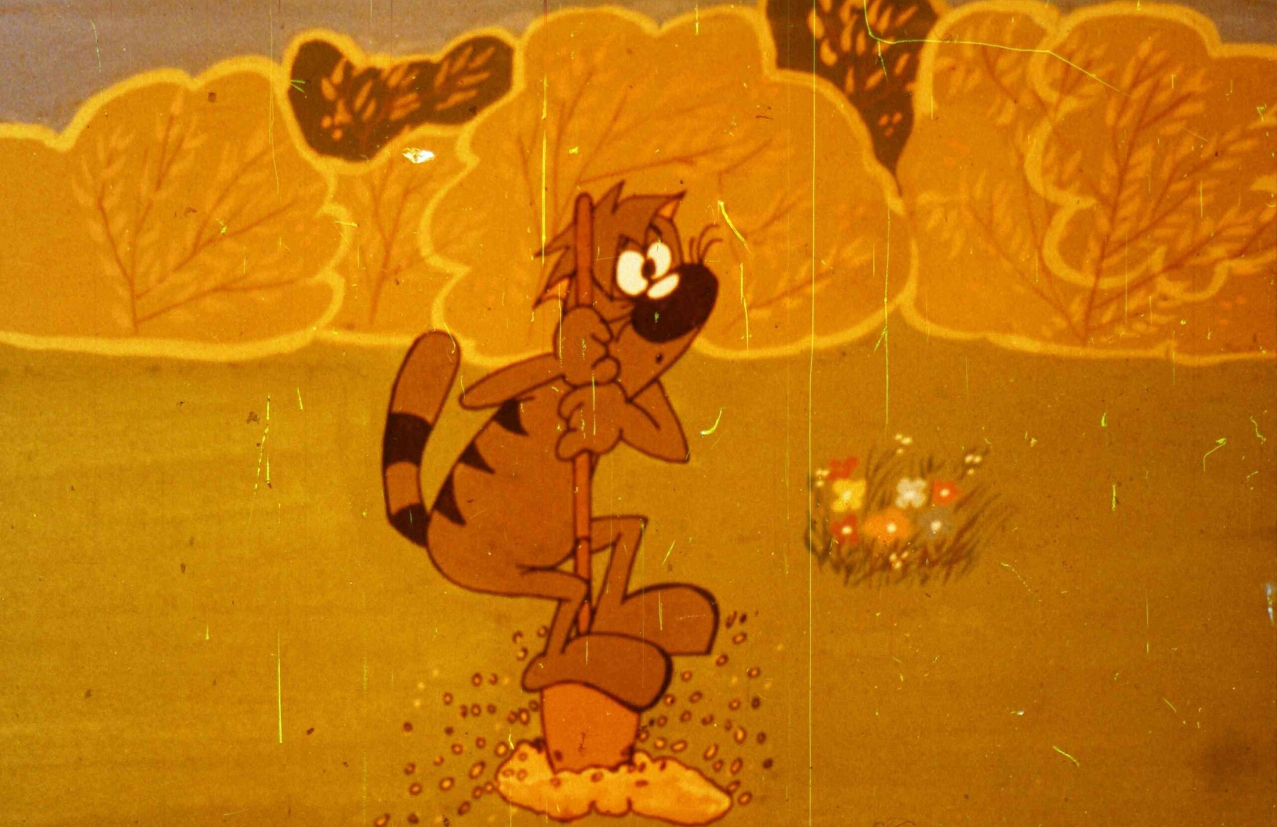 Un personaj animat exprimă o afirmație referitoare la a nu face ceva, cerând ajutor.