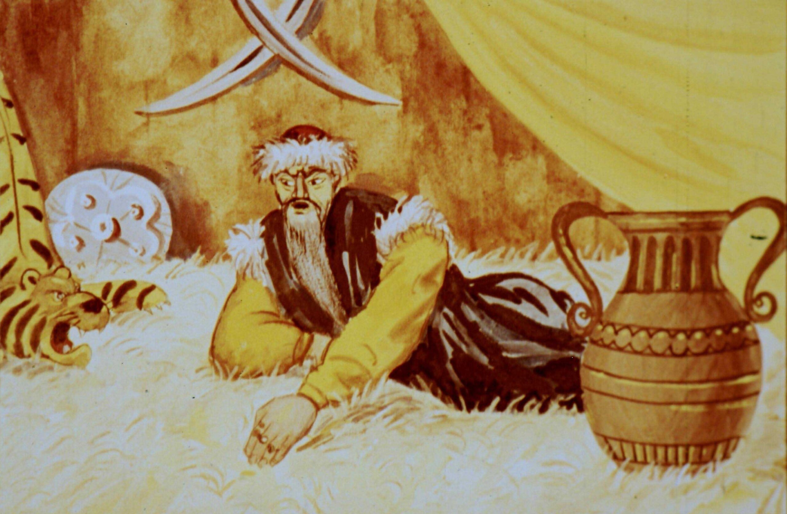 Imagine ilustrativă cu un text literar scris pe un fundal artistic.