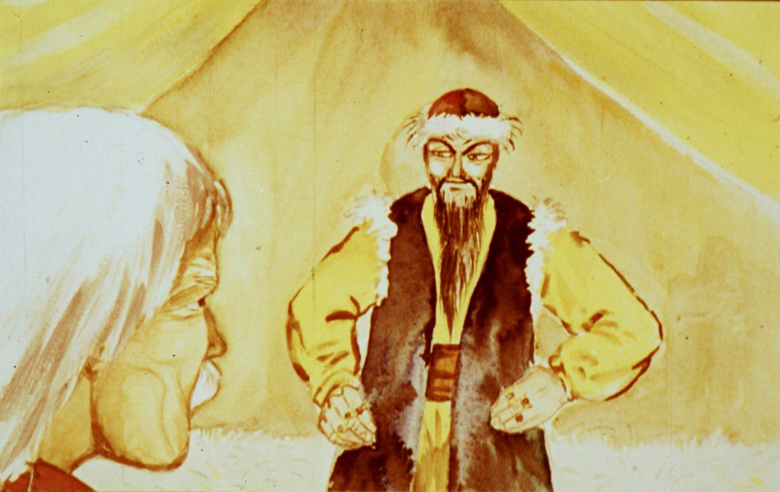 Imaginea prezintă scene dintr-o poveste, cu un personaj vorbind despre iertare și lege.