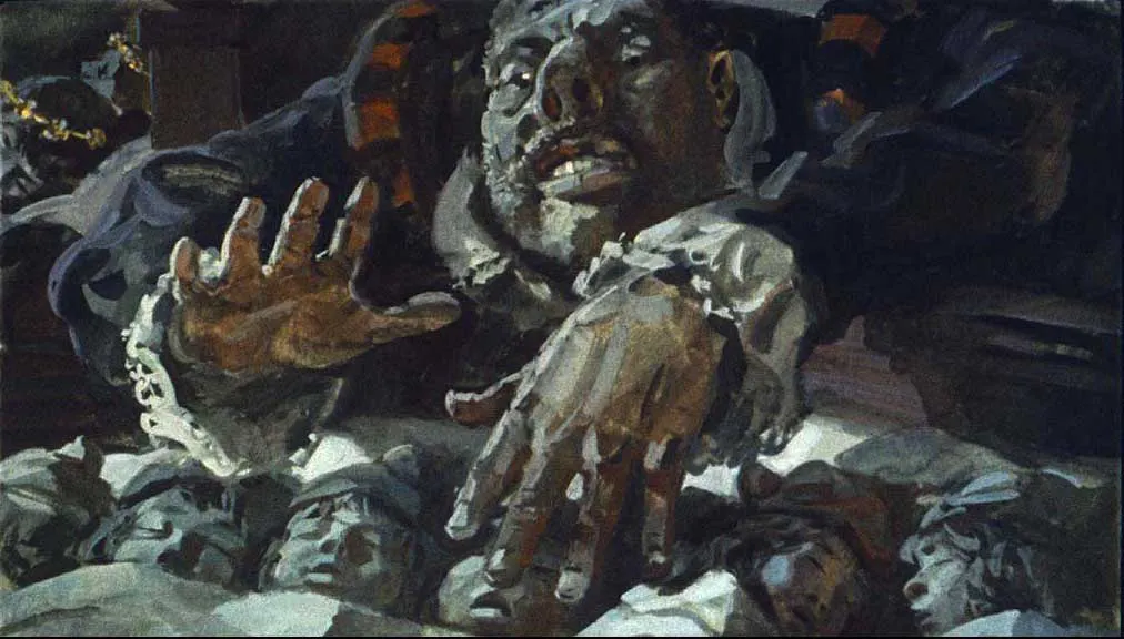 Imagine artistică care prezintă o ramură mare și un fundal întunecat, sugerând o atmosferă nocturnă.