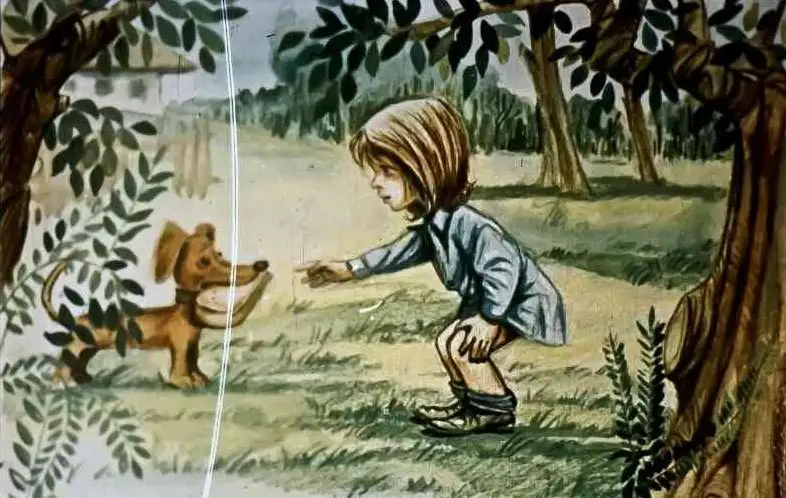 Ilustrație cu un copil și un câine, cu text despre pregătirea pentru o aventură.