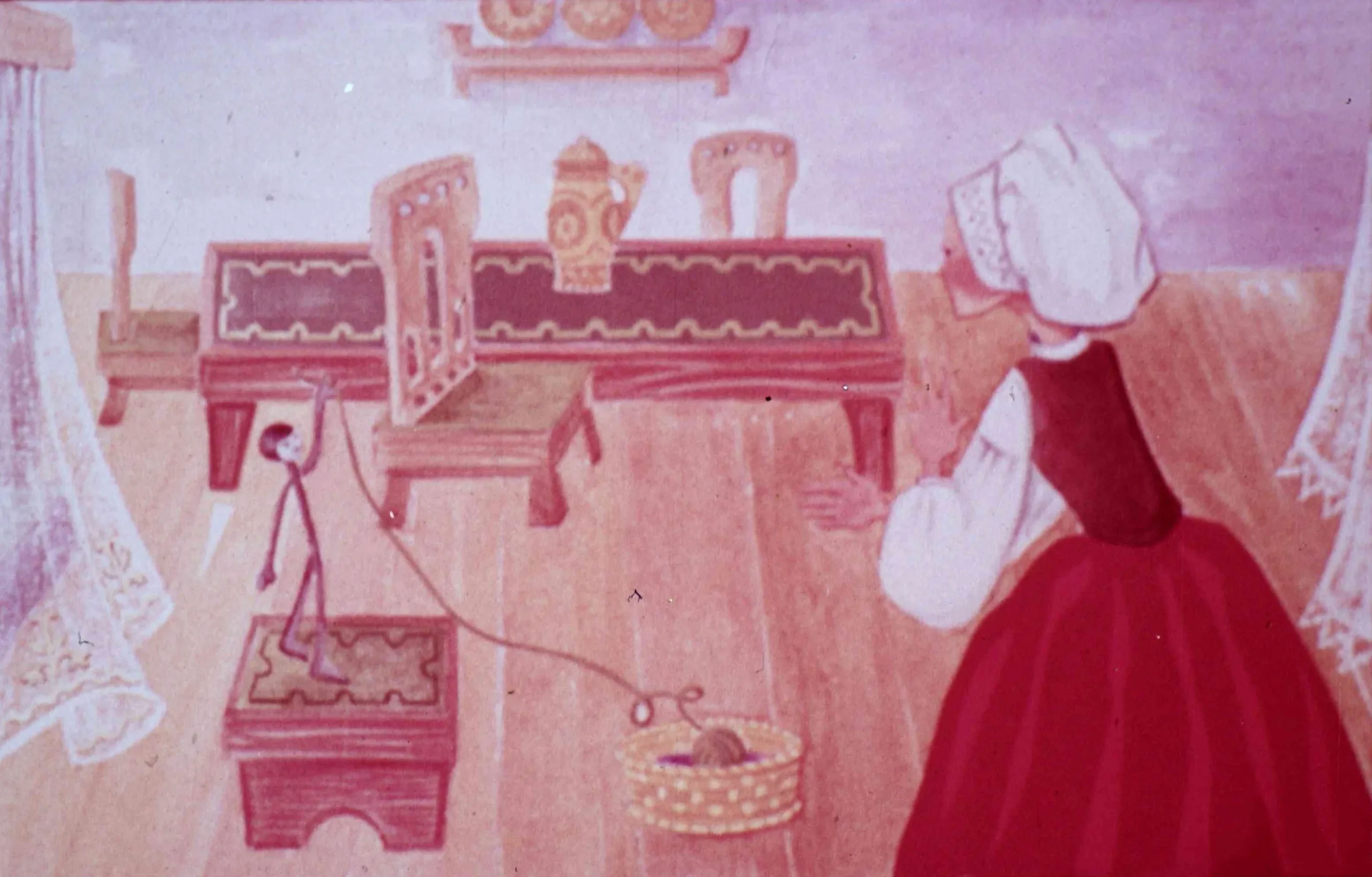 Imagine care ilustrează o scenă interioară, cu un mesaj despre decorarea mobilierului.