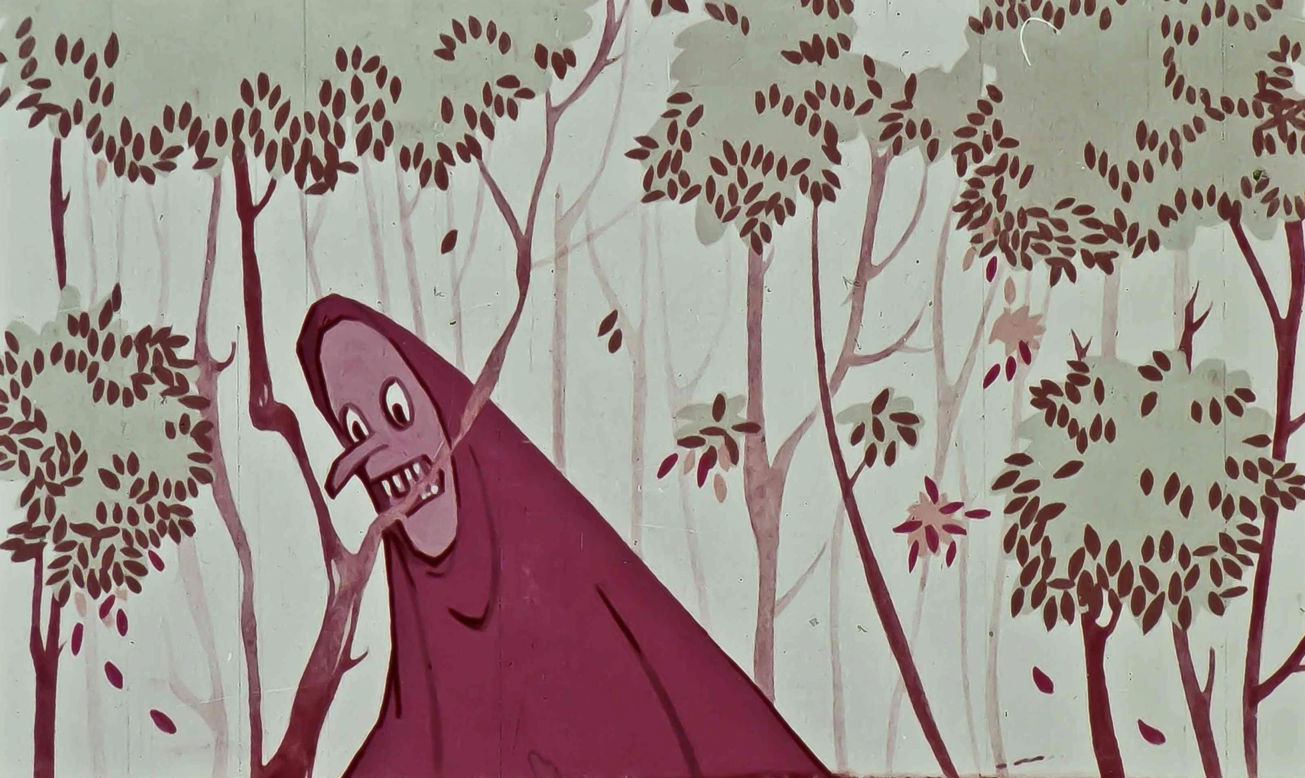 Text despre Moartea care roade copaci tineri și interacțiunea sa cu natura.