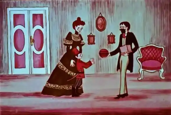 Imagine ilustrativă cu un băiețel primind o minge de la un adult, înconjurat de un decor elegant.