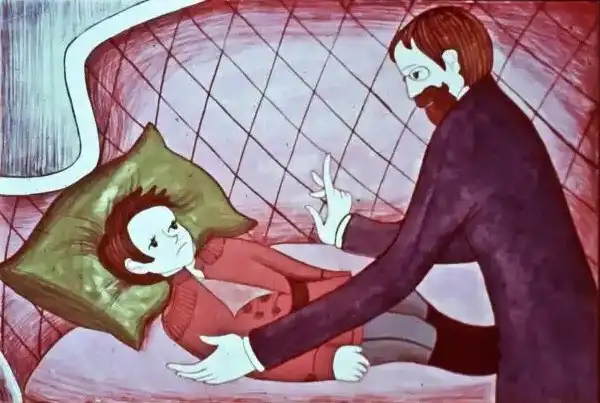 O scenă în care un adult discută cu un copil, subliniind importanța să nu fumeze.