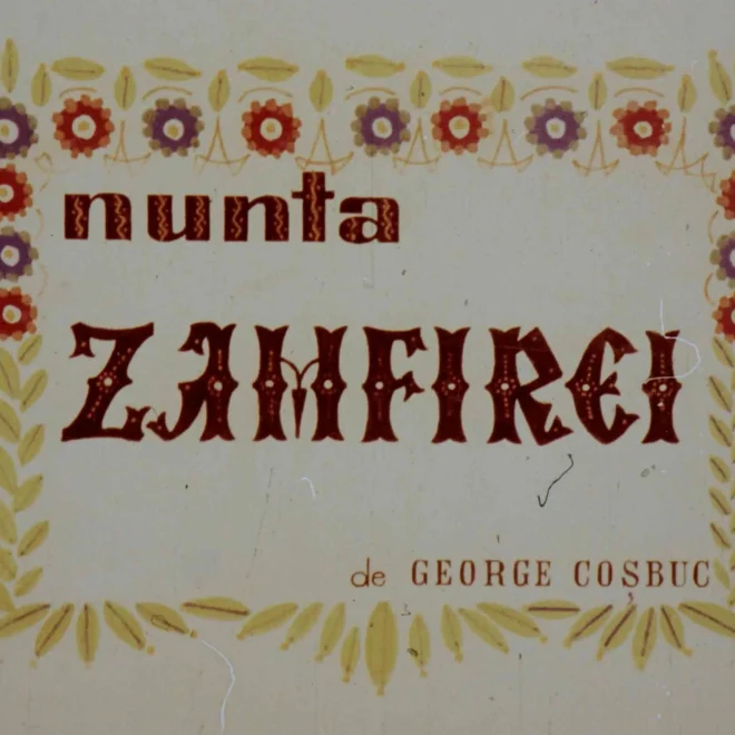 Nunta Zamfirei de George Cosbuc