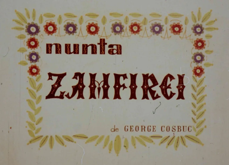 Nunta Zamfirei de George Cosbuc