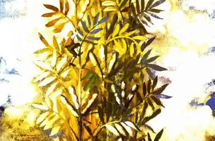 Imagine cu un text descriptiv despre un personaj pe nume Jack care se hotărăște să urce pe un vârf de fasole.