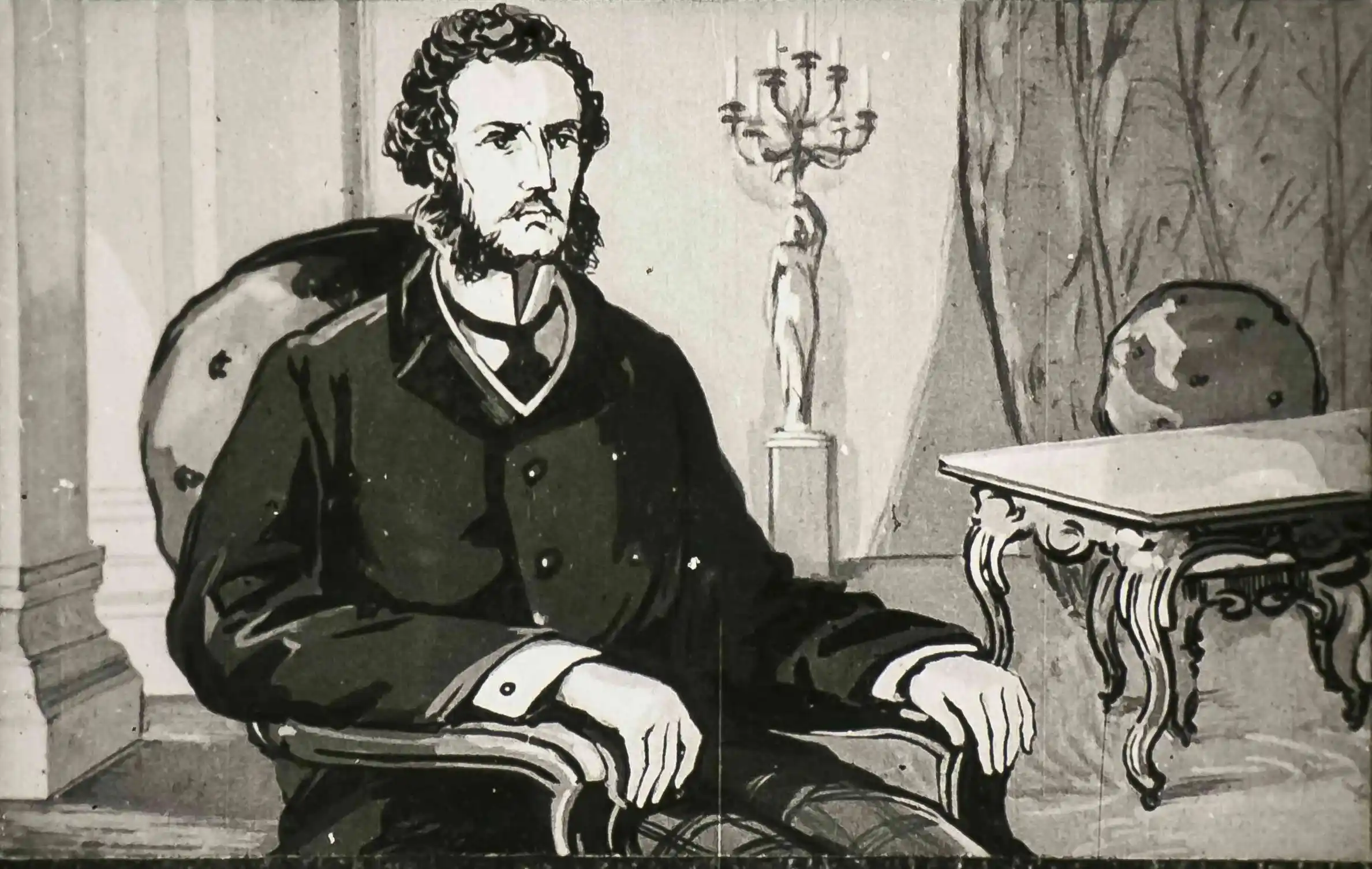 Ilustratie a unui gentleman englez, descris prin precizia sa matematică.