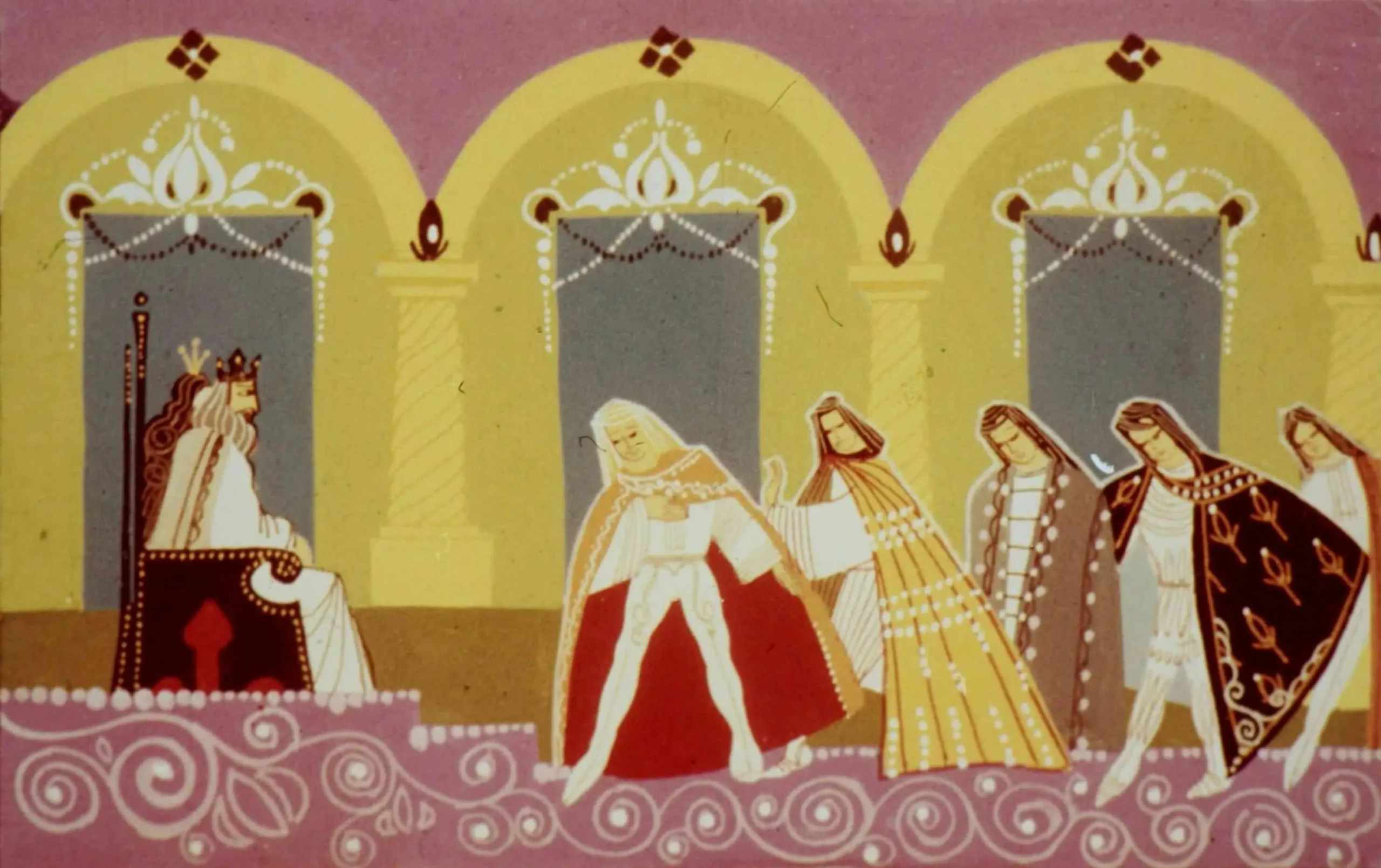 Ilustrație colorată cu figuri stilizate, text în română despre o petiție și alegerea unui prinț.