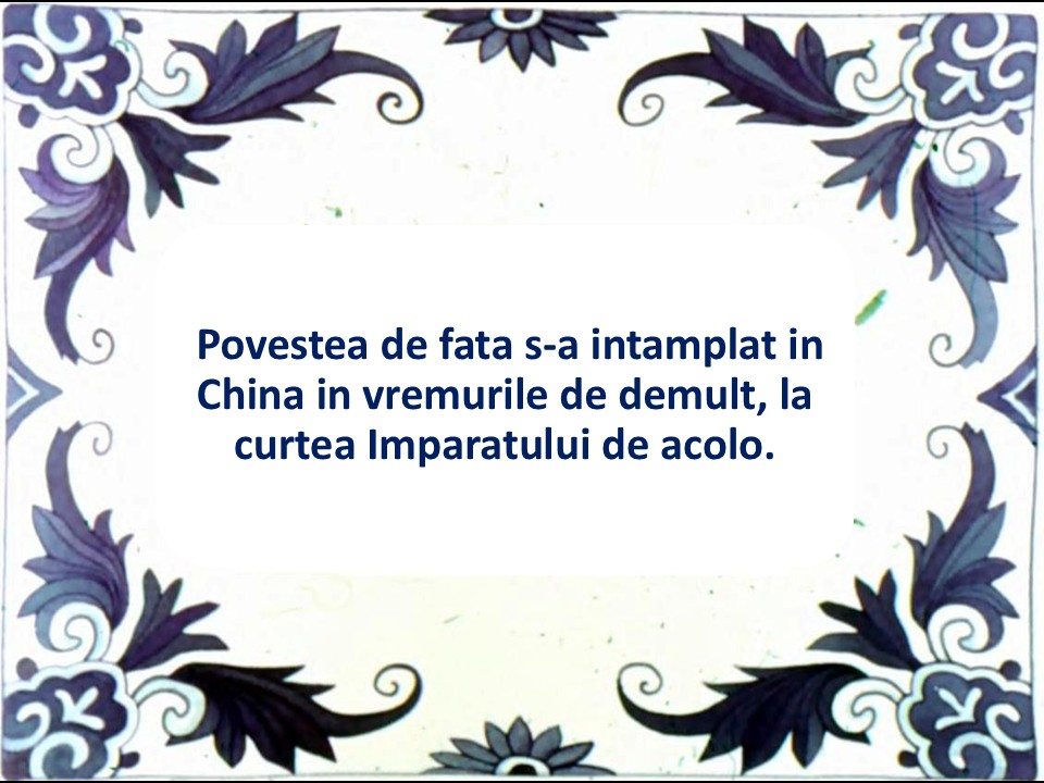 O poveste despre o fată care s-a întâmplat în China, în vremurile de demult, la curtea împăratului.